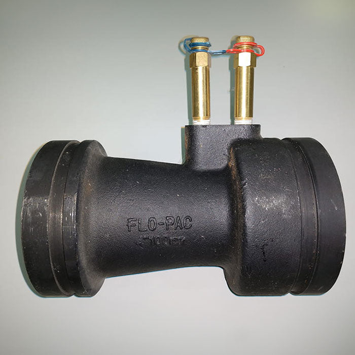 Flo Pac Mb Flow Chart VG Venturi flow meter fitting with cast steel body, dual extended PT m ...